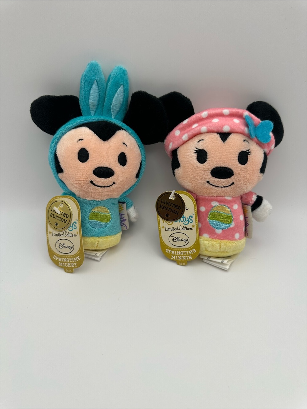 Disney Springtime Minnie & Mickey Mini Plush Set - Pink & Teal